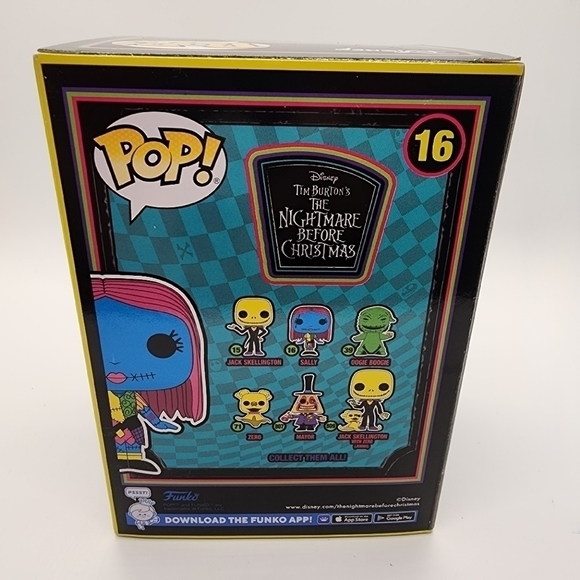 NEW Disney Blacklight Sally Funko Pop Nightmare Before Christmas #16 - Picture 5 of 6